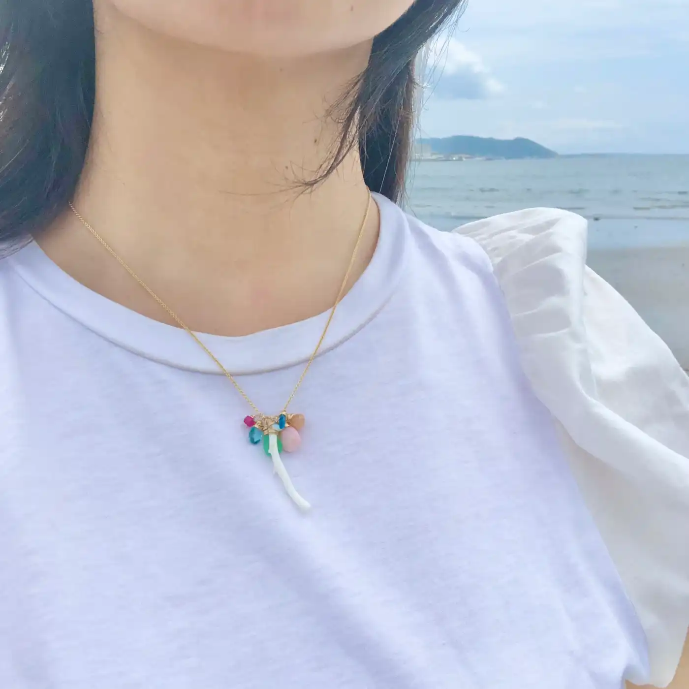 mari53 ♦︎14kgfオイルインクォーツネックレス MARIHA(マリハ) Indian Inspiration ネックレス Octagon K18